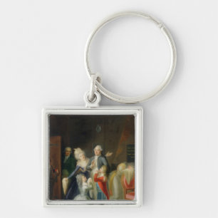 Varewell naar Louis XVI door zijn familie Sleutelhanger