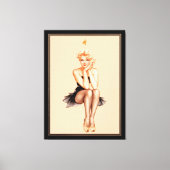 Varga Meisje Hoesje Kunst door Alberto Vargas Canvas Afdruk (Voorkant)