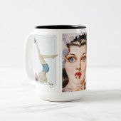 Vargas 1 tweekleurige koffiemok (Voorkant links)