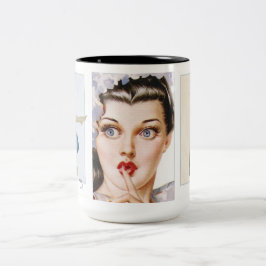 Vargas 1 tweekleurige koffiemok