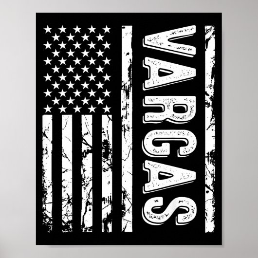 Vargas Achternaam Grappige Achternaam Team Vargas  Poster (Voorkant)