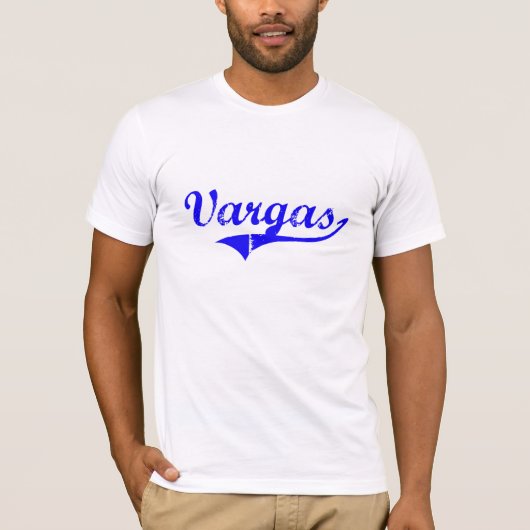 Vargas - achternaam - klassieke stijl t-shirt (Voorkant)