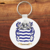 Vargas Family Crest (wapenschild) Sleutelhanger (Voorkant)
