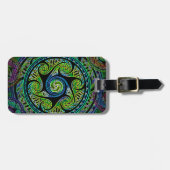 Variabele bollen Vibrant Celtic Knot Bagagelabel (Voorkant horizontaal)
