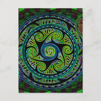 Variabele bollen Vibrant Celtic Knot Briefkaart
