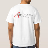 Variabele kleuren/stijlviva met AOK T-shirt (Achterkant)