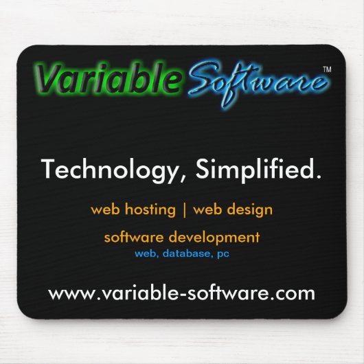 Variabele software LLC-Muismat Muismat (Voorkant)