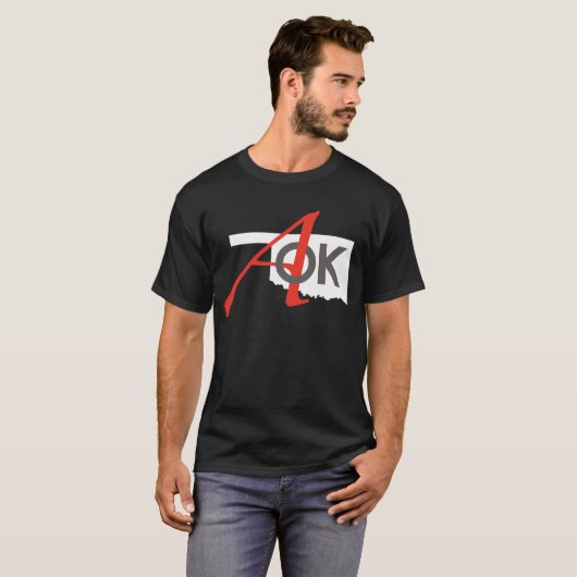 Variabele stijl/kleur AOK-Logo T-shirt (Voorkant volledig)