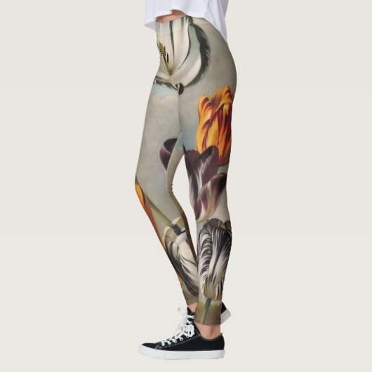  variabele Tulip Flowers in een landschap Leggings (Links)