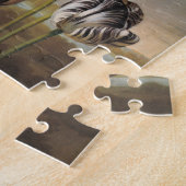 variabele Tulip Flowers in een landschap Legpuzzel (Zijkant)