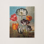 variabele Tulip Flowers in een landschap Legpuzzel (Verticaal)
