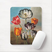 variabele Tulip Flowers in een landschap Muismat (Met muis)