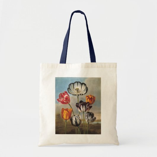 variabele Tulip Flowers in een landschap Tote Bag (Voorkant)