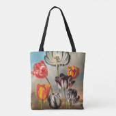 variabele Tulip Flowers in een landschap Tote Bag (Achterkant)