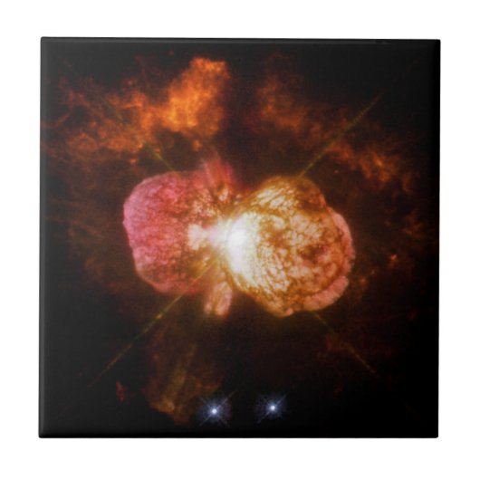 Variable Star Eta Carinae NASA Hubble afbeelding Tegeltje (Voorkant)