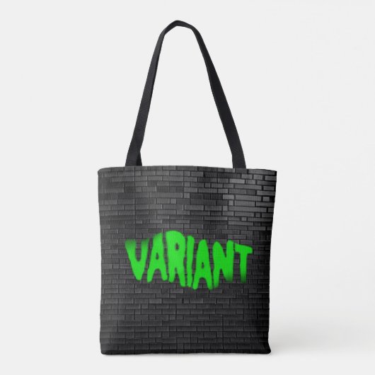 VARIANT Graffiti Groen Tas (Achterkant)