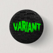 VARIANT Graffiti Groene Pin Button Badge (Voorkant)