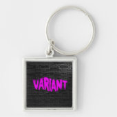 VARIANT Graffiti Roze Sleutelhanger (Voorkant)