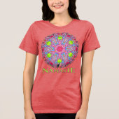 Variant Namaste Kaleidoscope Tri-Blend Shirt (Voorkant)