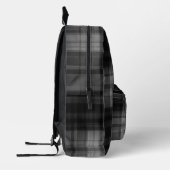 VARIANT Tartan Abstraction B/W Bedrukte Rugzak (Links)