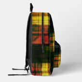 VARIANT Tartan Abstraction Vibrant Bedrukte Rugzak (Links)