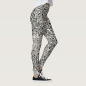 variatie in zwart-wit en diepgevroren leggings (Rechts)