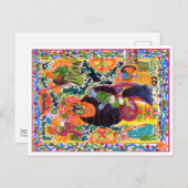 Variatie op Madonna en briefkaart van kinderen (Voorkant / Achterkant)