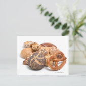 variatie van gebakken producten briefkaart (Staand voorkant)