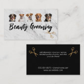 Variatie van honden | verzorging visitekaartje (Voorkant / Achterkant)