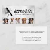 Variatie van honden | Verzorgingshulpmiddelen Visitekaartje (Voorkant / Achterkant)