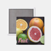 Variatie van sinaasappel van citrusvruchten, limoe magneet (Voorkant / Achterkant)