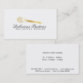 Variatie van whisky (goud) | Cultuurmeester Visitekaartje (Voorkant / Achterkant)