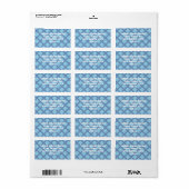 Variatienaveblauw Etiket (Full Sheet)
