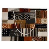 Variations of African motifs in earth tones Groot Cadeauzakje (Achterkant)