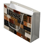 Variations of African motifs in earth tones Groot Cadeauzakje (Voorkant Gekanteld)