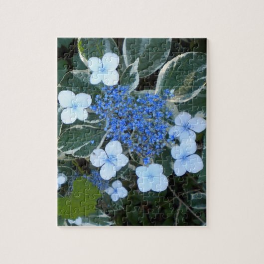 Variegated Blue Hydrangea Legpuzzel (Verticaal)
