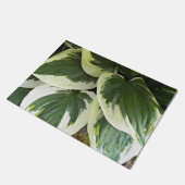 Variegated Hosta Plant Floral Deurmat (Schuin)