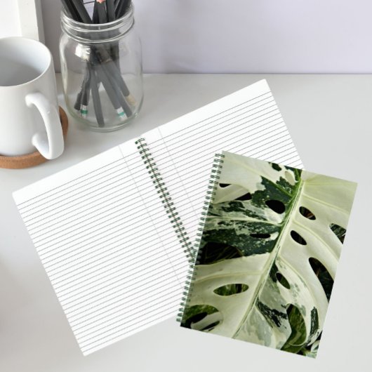 Variegated Monstera Plant Bloemstuk Notitieboek