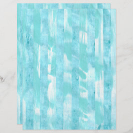 Variegated Stripes Blauwgroen Turquoise Scrapbook 