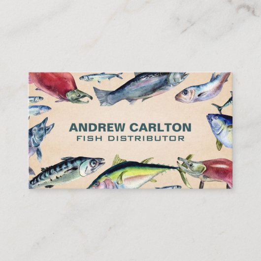 Varietal Fish | Fishing Visitekaartje (Voorkant)