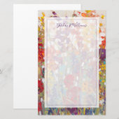 Variëteit bloemen briefpapier (Voorkant / Achterkant)