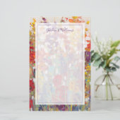 Variëteit bloemen briefpapier (Staand voorkant)