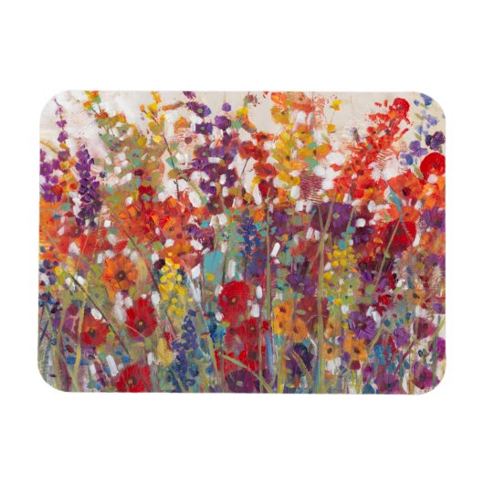 Variëteit bloemen magneet (Horizontaal)