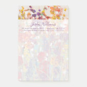 Variëteit bloemen post-it® notes (Voorkant)