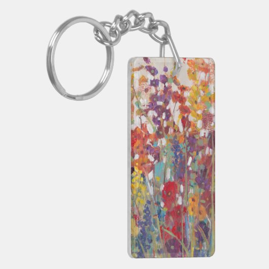 Variëteit bloemen sleutelhanger (Voorkant Links)