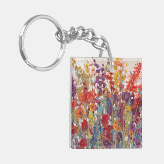 Variëteit bloemen sleutelhanger (Voorkant Links)