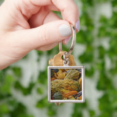 Variëteit van pompoen sleutelhanger (Hand)