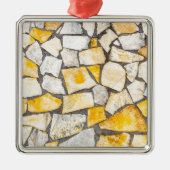 Variëteit van stenen metselwerk metalen ornament (Voorkant)