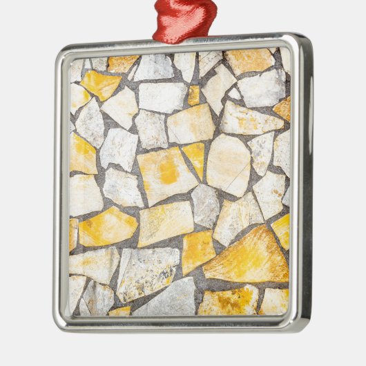 Variëteit van stenen metselwerk metalen ornament (Links)