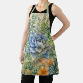 Variëteit van vetplanten schort (Insitu)